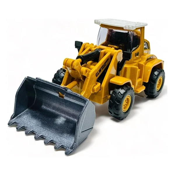 Brother Toys Sürtmeli Metal Uçlu Inşaat Aracı Buldozer Kepçe - Görsel 4