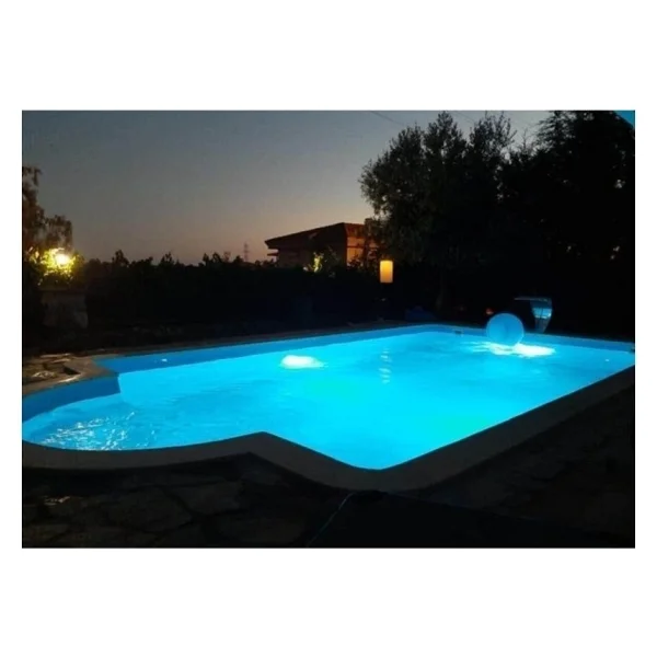 4 Adet 30 Watt 12 Volt Led Mavi Sıva Üstü Havuz Lambası Tenda - Görsel 10