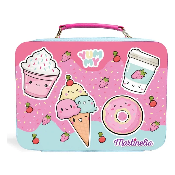 Martinelia Yummy Kız Çocuk Çantalı Güzellik Makyaj Seti - Pembe - Görsel 10