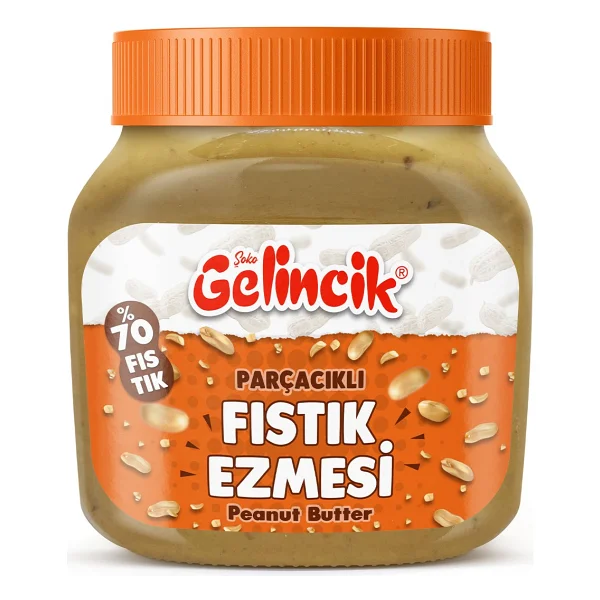 Gelincik Şekerli Parçacıklı Fıstık Ezmesi 650 gr - Görsel 5