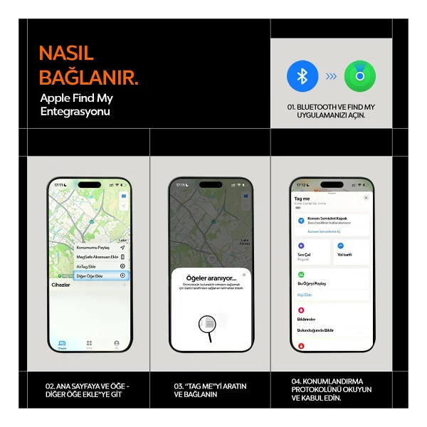 Spigen TagMe AHP07580 Apple Akıllı Takip Cihazı - Görsel 5