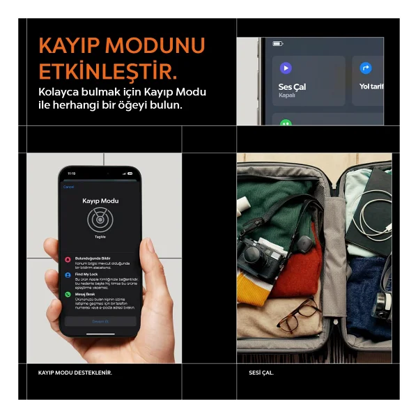 Spigen TagMe AHP07580 Apple Akıllı Takip Cihazı - Görsel 8