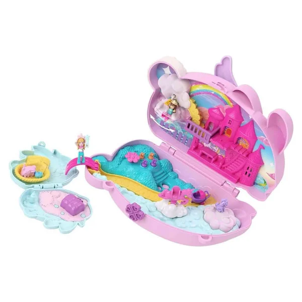 Polly Pocket 2'si 1 Arada Tavşancıklar Mini Oyun Seti JFT88 - Görsel 2