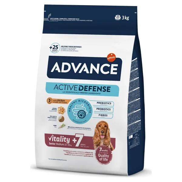 Advance Senior Medium +7 Tavuklu 3 kg Orta Irk Yaşlı Köpek Maması - Görsel 2