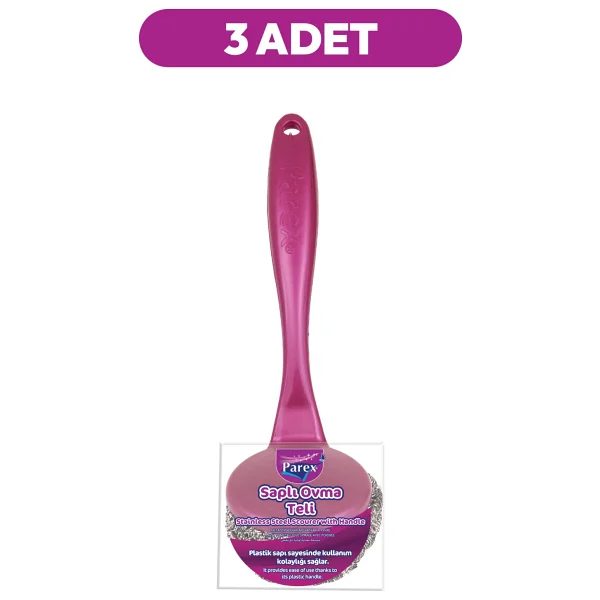 Saplı Ovma Teli Üçlü Set - Görsel 5