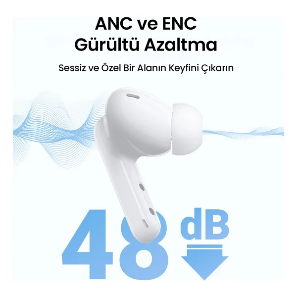 Ugreen Hitune T6 Magic ANC TWS Kulak İçi Bluetooth Kulaklık - Görsel 7