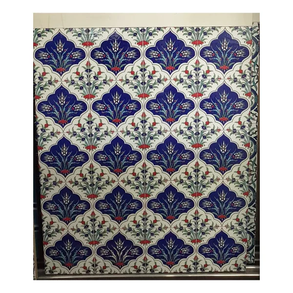 Armada Çini 20x20 Cm Ac 45 Kütahya Çinisi İznik Desenli Çini Karo - Görsel 3