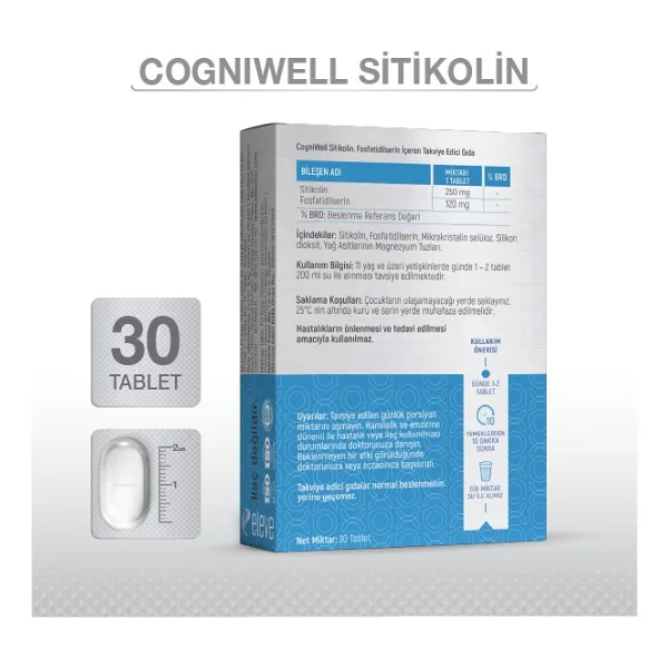 Goodday Cogniwell Sitikolin 30 Tablet - Görsel 5
