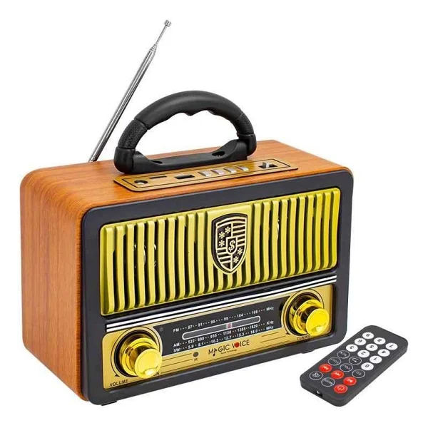Magicvoice MV-112BT Bluetooth Destekli Nostaljik Radyo - Görsel 4