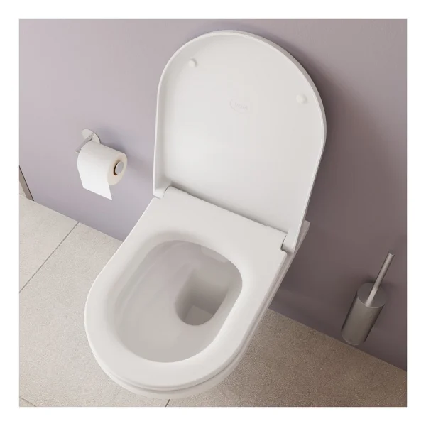VitrA 7041B003-0090 Integra Round Rim-Ex 54 cm Beyaz Asma Klozet - Görsel 5