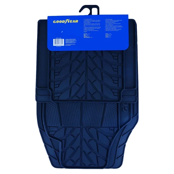 Goodyear Pro PVC Universal Oto Paspas Seti - Tam Koruma, Şık Tasarım - Siyah - Görsel 2