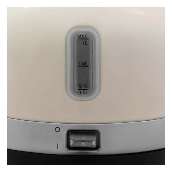 Vestel Retro Bej 2200 W 1.7 lt Çelik Kettle - Görsel 3