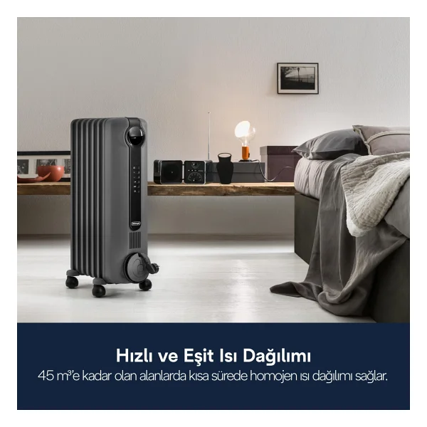 Delonghi Radia S TRRS0715E.G 1500 W Yağlı Radyatör - Görsel 2