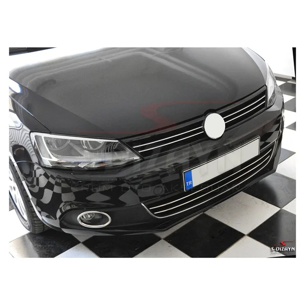 S-Dizayn Vw Jetta Krom Ön Tampon Çıta 2 Prç 2011-2014 - Görsel 3