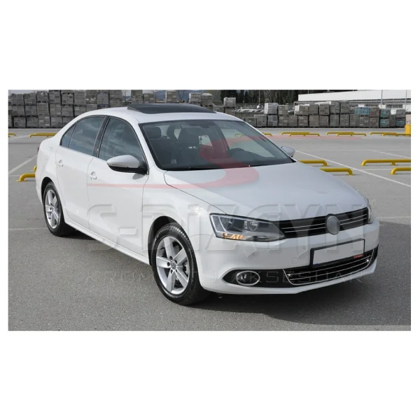 S-Dizayn Vw Jetta Krom Ön Tampon Çıta 2 Prç 2011-2014 - Görsel 4