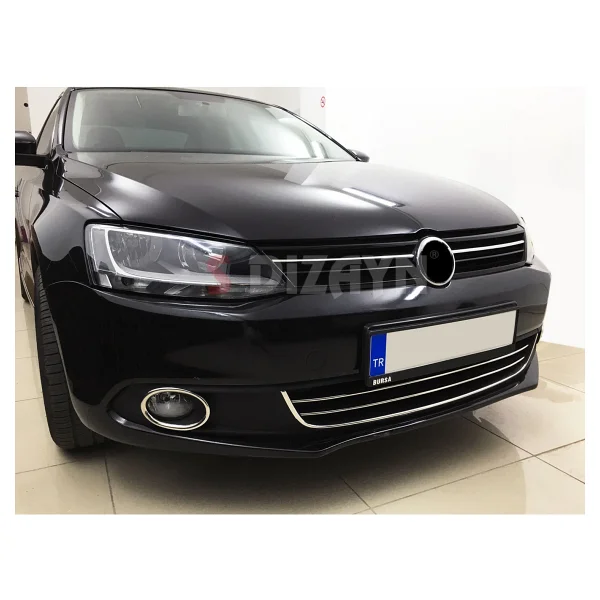 S-Dizayn Vw Jetta Krom Ön Tampon Çıta 2 Prç 2011-2014 - Görsel 5
