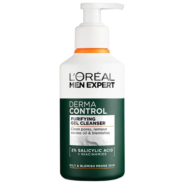 L'Oreal Paris Men Expert Derma Control Arındırıcı Yüz Temizleme Jeli 260 ml - 2% Salisilik Asit + Niasinamid - Görsel 7