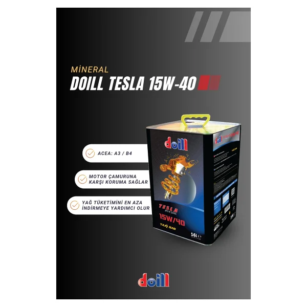 Doill Tesla 15W-40 16 lt Motor Yağı - 2026 - Görsel 3