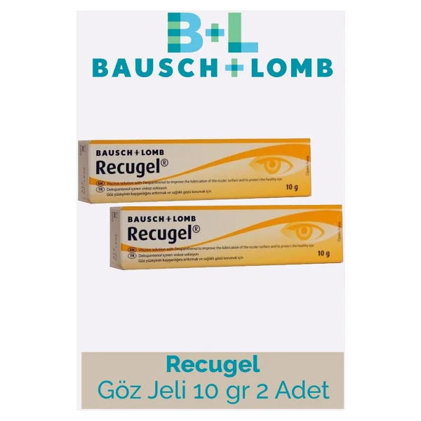 Bausch & Lomb Recugel Göz Jeli 10 gr 2 Adet - Görsel 3