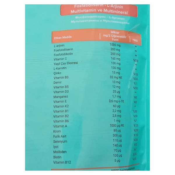 Atavit Kids L-Arjinin Multivitamin ve Multimineral 60 Gummies - Görsel 6