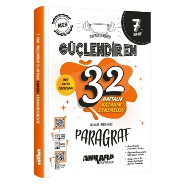 Ankara Yayıncılık 7. Sınıf Güçlendiren 32 Haftalık Paragraf Kazanım Denemeleri - Görsel 2