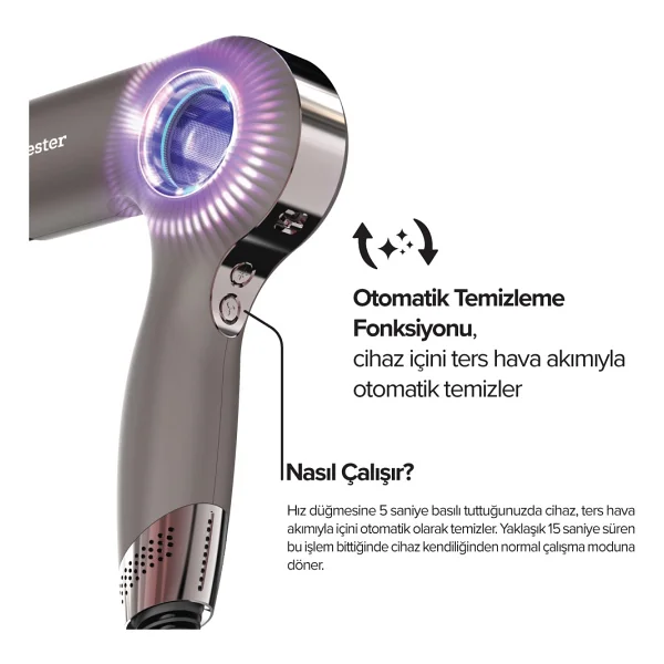 Bester HD8002 1800 W Saç Kurutma Makinesi - Görsel 5