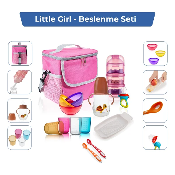 Babyjem Bebek Hediye Beslenme Seti Little Girl 8 Parça - Görsel 10