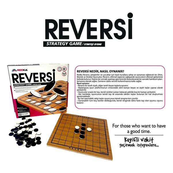 Redka Ahşap Reversi - Görsel 8