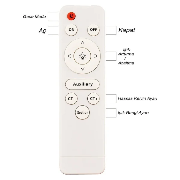 Akgül Octavia Kumandalı 3 Renk Işık Özellikli Modern Gold Kaplama Sarkıt LED Avize Salon Avize - Görsel 3