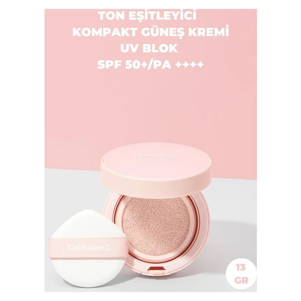 Cell Fusion C Aquatica ve Tone Up Cusion Kompakt Güneş Kremi Seti - Görsel 4