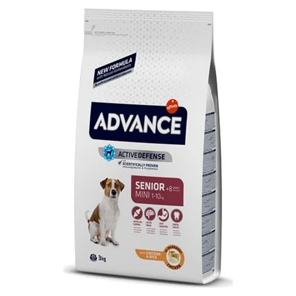 Advance Senior Mini +8 Tavuklu 3 kg Küçük Irk Yaşlı Köpek Maması - Görsel 5