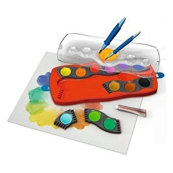 Faber-Castell Değiştirilebilir Tablet 12'li Sulu Boya - Görsel 3