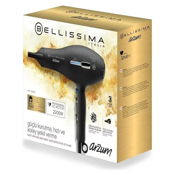 Arzum AR5003 Profesyonel 2200 W İyonlu Saç Kurutma Makinesi - Görsel 2