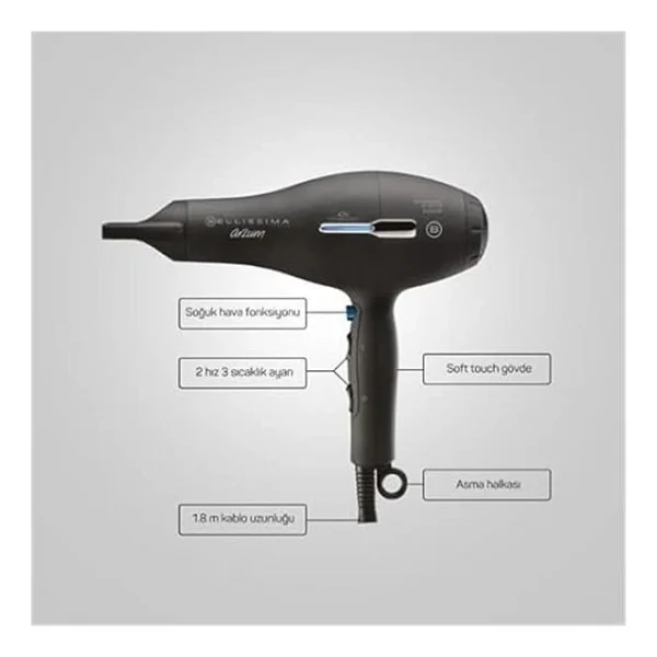 Arzum AR5003 Profesyonel 2200 W İyonlu Saç Kurutma Makinesi - Görsel 7