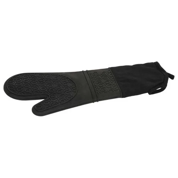 Epinox Ikili Siyah Silikon Mutfak Eldiveni - Yanmaz Eldiven 41.5 Cm - Görsel 2
