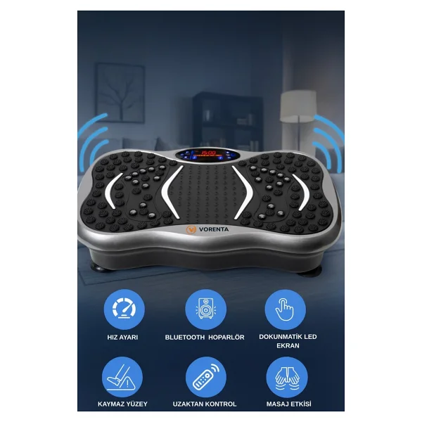 Fit Plus Yüksek Titreşimli 5 Programlı Spor Kondisyon Aleti ve Egzersiz Aleti - Görsel 3