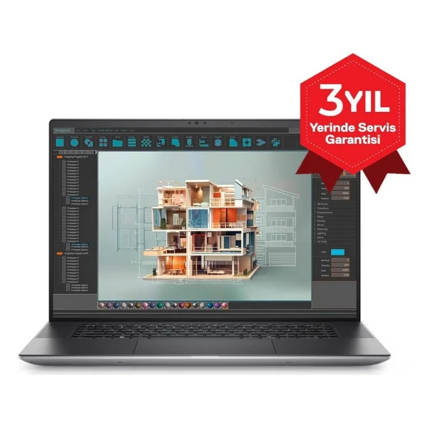 Dell M5690 Ultra 9 185H Vpro 32GB 512GB SSD 8GB RTX2000 Ada 16'' OLED Touch WIN11PRO Mobile WS - Görsel 5