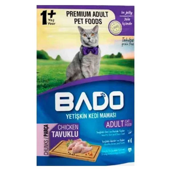Bado Tavuklu 85 gr Yetişkin Yaş Kedi Maması - Görsel 3