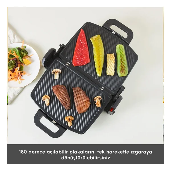 Emsan Future Essential Matte Black 1800 W Tost Makinesi - Görsel 4