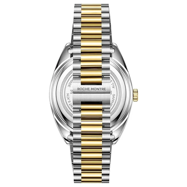 Roche Montre RMG6003-06 Altın-Yeşil Erkek Kol Saati - Görsel 6