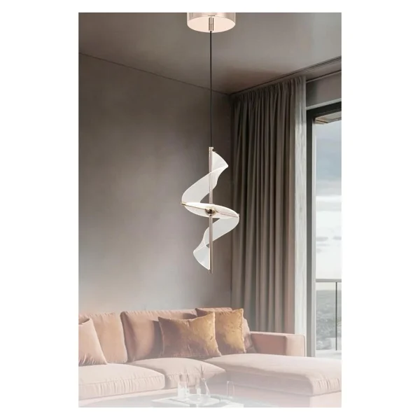 Eray Aydınlatma 8270-1 GD Altın 3 Renk LED Avize - Görsel 2