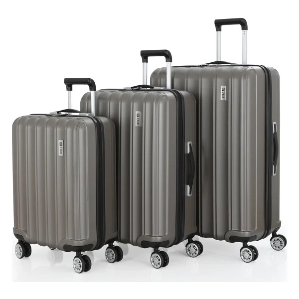 Mçs V208 ABS Kabin + Orta + Büyük Boy 3'lü Valiz Seti - Görsel 8
