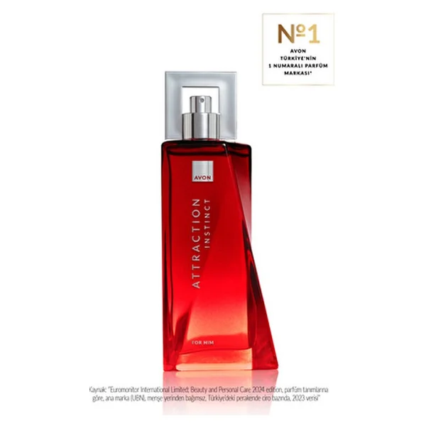 Avon Attraction Instinct EDT 75 ml Erkek Parfüm - Görsel 5