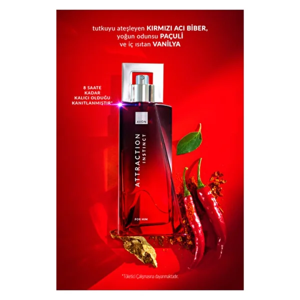 Avon Attraction Instinct EDT 75 ml Erkek Parfüm - Görsel 6