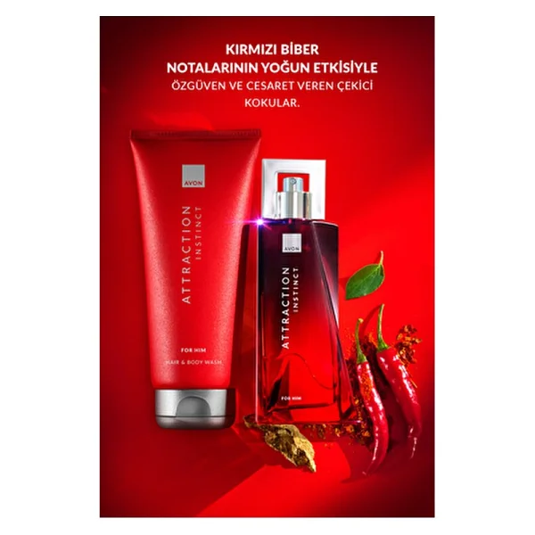 Avon Attraction Instinct EDT 75 ml Erkek Parfüm - Görsel 7