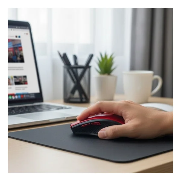 YK Design YK-MS6300 Kırmızı Kablosuz Mouse - Görsel 2