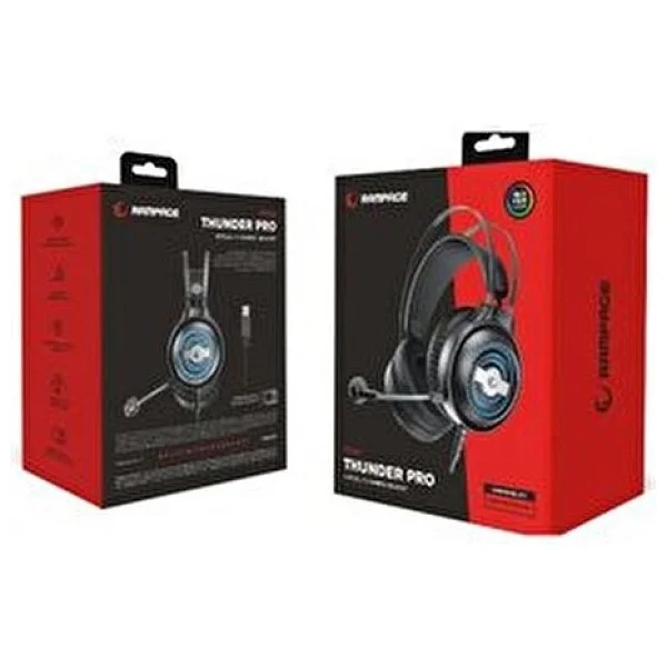 Rampage Thunder Pro RM-K30 Siyah 7.1 USB Kablolu Kulak Üstü Oyuncu Kulaklığı - Görsel 8