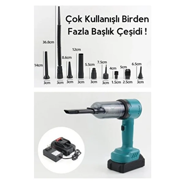 Auhma HL-126 2in1 Şarjlı Araç Süpürgesi - Görsel 6