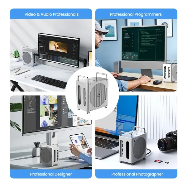 Acasis Mac Mini TB1201 40 Gbps Docking Station - Görsel 7