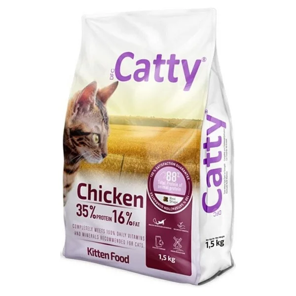 Catty Kitten Tavuklu 1.5 kg Yavru Kedi Maması - Görsel 6